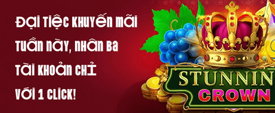 Thưởng Chào Mừng 100% Nạp Đầu promotion banner